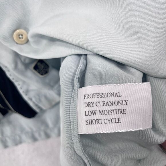 Nat Nast Shirt Men XL Light Blue 100% Silk Short Sleeve Retro Sopranos Classic - Picture 8 of 12